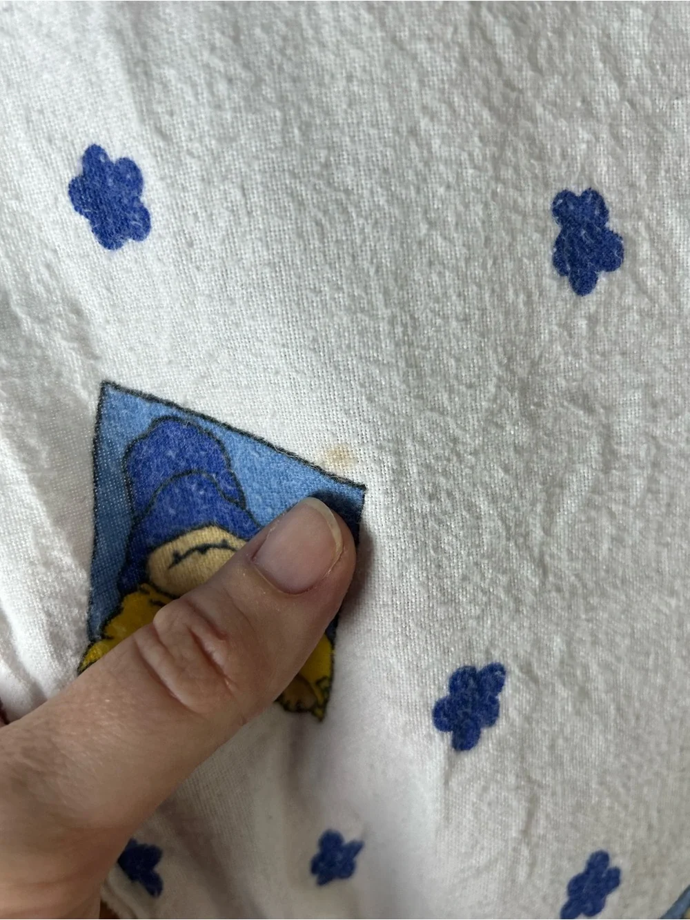 Vintage Paddington Bear Baby Receiving Blanket Flannel Raincoat Suitcase 90's